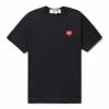 Comme Des Garçons Play PLAY INVADER HEART T-SHIRT 1 Comme Des Garçons Play PLAY INVADER HEART T-SHIRT -Tom wood Shop commedesgarconsMENST SHIRTBLACKSP1T322 1