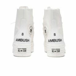 Converse X Ambush CHUCK 70 HI -Tom wood Shop converse X AMBUSH CHUCK 70 HI WHITE WHITE WHITE 8 166516C back