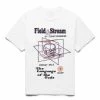 CRTFD FIELD & STREAM TEE -Tom wood Shop crtfdFIELD STREAMTEEVINTAGEWHITESCRTF22004 1