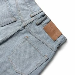 Pleasures PRELUDE PRINTED DENIM PANT -Tom wood Shop dea60fb7d61e90838b0fb28d72d444f9