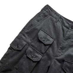 Engineered Garments FLIGHT PANT -Tom wood Shop engineeredgarmentsFLIGHTPANTGREYXS22F1F026 MP005 4