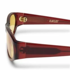 Flatlist EDDIE KYU -Tom wood Shop flatlistEDDIEKYUMAROONCRYSTALSOLIDYELLOWOS013383 4