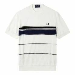 Fred Perry STRIPED TOWELLING T-SHIRT