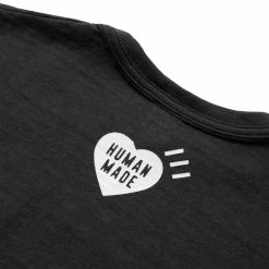 Human Made T-SHIRT #01 -Tom wood Shop humanmadeT SHIRT 01BLACKSHM24TE001 4