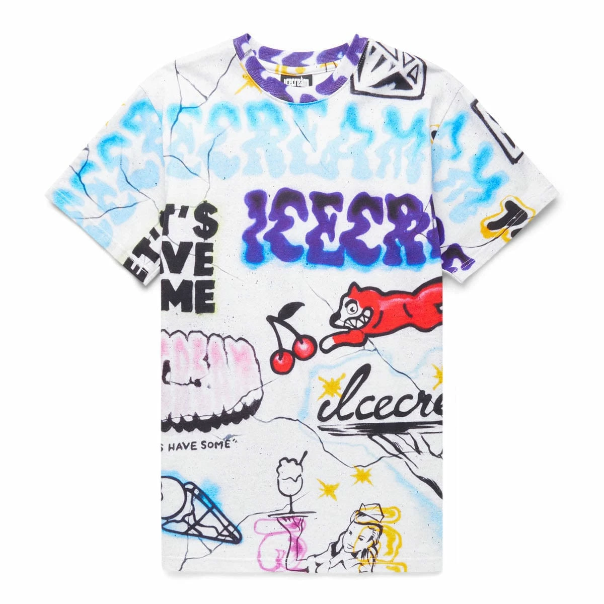 Icecream ALL DAY LION KNIT T-SHIRT 3 Icecream ALL DAY LION KNIT T-SHIRT