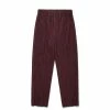 Homme Plissé Issey Miyake MC NOVEMBER PANTS -Tom wood Shop isseymiyakeMCNOVEMBERDARKBURGUNDY1HP28JF124 1
