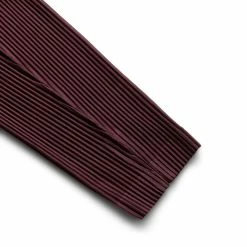 Homme Plissé Issey Miyake MC NOVEMBER PANTS -Tom wood Shop isseymiyakeMCNOVEMBERDARKBURGUNDY1HP28JF124 3