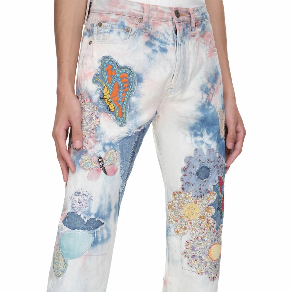 KAPITAL 12.5.OZ DENIM 5P MONKEY CISCO (CRAZY PAPILLON) 6 KAPITAL 12.5.OZ DENIM 5P MONKEY CISCO (CRAZY PAPILLON) - Image 4