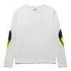 KAPITAL 20/-JERSEY LONG SLEEVE T(CAPITAL PATCH) -Tom wood Shop kapital20 JERSEYLONGSLEEVECAPITALPATCHWHITE1EK 1197 1