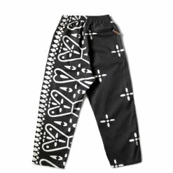 KAPITAL COMBED BURBERRY HUMONGO CROSS EASY PANTS -Tom wood Shop kapitalCOMBEDBURBERRYHUMONGOCROSSEASYPANTSBLACK1K2105LP154 2