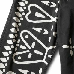 KAPITAL COMBED BURBERRY HUMONGO CROSS EASY PANTS -Tom wood Shop kapitalCOMBEDBURBERRYHUMONGOCROSSEASYPANTSBLACK1K2105LP154 4