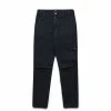 KAPITAL LIGHT CANVAS RINGOMAN CARGO PANTS -Tom wood Shop kapitalLIGHTCANVASRINGOMANCARGOPANTSBLACK1EK 562 1