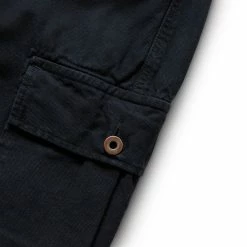 KAPITAL LIGHT CANVAS RINGOMAN CARGO PANTS -Tom wood Shop kapitalLIGHTCANVASRINGOMANCARGOPANTSBLACK1EK 562 3