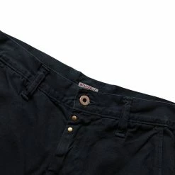 KAPITAL LIGHT CANVAS RINGOMAN CARGO PANTS -Tom wood Shop kapitalLIGHTCANVASRINGOMANCARGOPANTSBLACK1EK 562 4