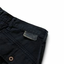 KAPITAL LIGHT CANVAS RINGOMAN CARGO PANTS -Tom wood Shop kapitalLIGHTCANVASRINGOMANCARGOPANTSBLACK1EK 562 5