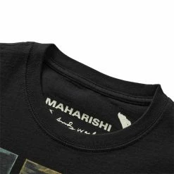 Maharishi CAMO ELECTRIC CHAIR T-SHIRT -Tom wood Shop maharishiCAMOELECTRICCHAIRT SHIRTBLACKS9933 3