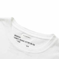 Maharishi U.A.P. EMBROIDERED T-SHIRT -Tom wood Shop maharishiU.A.P.EMBROIDEREDT SHIRTWHITES4093 3