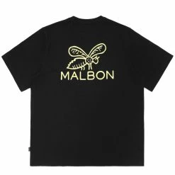 Malbon Golf STINGER POCKET TEE -Tom wood Shop malbonSTINGERPOCKETTEEBLACKSM 7382 BLK 2