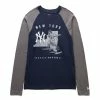 NEW ERA NEW YORK YANKEES RAGLAN LS T-SHIRT -Tom wood Shop neweraNE94055MNVSO30522AA00NEYYANNAVYSNE94055M 1