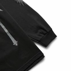 Pleasures AXE LONG SLEEVE -Tom wood Shop pleasuresAXELONGSLEEVEBLACKSP22W061 4