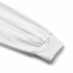 Pleasures BOWL LONG SLEEVE -Tom wood Shop pleasuresBOWLLONGSLEEVEWHITESP22F045 3