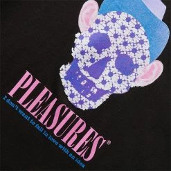 Pleasures COWBOY T-SHIRT -Tom wood Shop pleasuresCOWBOYT SHIRTBLACKSP22F059 2