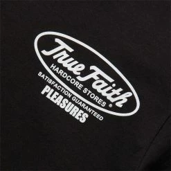 Pleasures FAITH T-SHIRT -Tom wood Shop pleasuresFAITHT SHIRTBLACKSP22F058 3