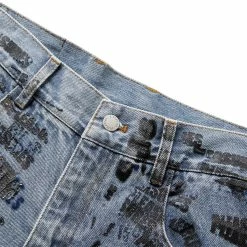 Pleasures PLOP 5 POCKET DENIM 9 Pleasures PLOP 5 POCKET DENIM -Tom wood Shop pleasuresPLOP5POCKETDENIMWASHEDBLUE30P23SP040 BLUE 3