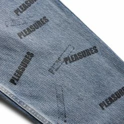 Pleasures PLOP 5 POCKET DENIM 10 Pleasures PLOP 5 POCKET DENIM -Tom wood Shop pleasuresPLOP5POCKETDENIMWASHEDBLUE30P23SP040 BLUE 4