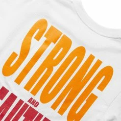 Pleasures STRONG T-SHIRT -Tom wood Shop pleasuresSTRONGT SHIRTWHITESP22F052 4