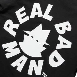 Real Bad Man RBM CIRCLE LS TEE -Tom wood Shop realbadmanRBMCIRCLELSTEEBLACKSRBM10013 4