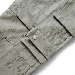 Reese Cooper COTTON HERRINGBONE CARGO PANTS 10 Reese Cooper COTTON HERRINGBONE CARGO PANTS -Tom wood Shop reesecooperCOTTONHERRINGBONECARGOPANTSSAGEETCHINGCAMO32TS00104 4