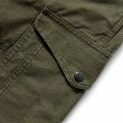RRL PIECE-DYED CANVAS LANSING CARGO PANT -Tom wood Shop rrlPIECE DYEDCANVASLANSINGCARGOPANTOLIVE30X32782872046001 4