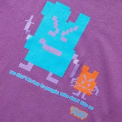 Stray Rats LISTEN TEE -Tom wood Shop strayratsLISTENTEEPURPLEXSSRT1105 2