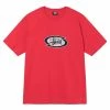 Stüssy SPLIT OVAL TEE 1 Stüssy SPLIT OVAL TEE -Tom wood Shop stussySPLITOVALTEEREDS1904768 1