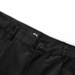 Stüssy VOLUME PLEATED TROUSER 8 Stüssy VOLUME PLEATED TROUSER -Tom wood Shop stussyVOLUMEPLEATEDTROUSERBLACK30116537 3