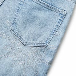 Thisisneverthat WEB EMBROIDERY JEANS -Tom wood Shop thisisneverthatWEBEMBROIDERYJEANSLIGHTBLUESTN223DPA5P03 5