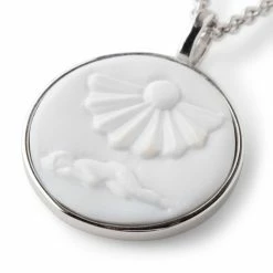 Tom Wood CAMEO CLYTIA PENDANT NECKLACE -Tom wood Shop tomwoodCAMEOCLYTIAPENDANTS925STERLINGSILVER18IN.NP1618CCT01S925 5