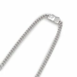 Tom Wood ROUNDED CURB CHAIN THIN -Tom wood Shop tomwoodROUNDEDCURBCHAINTHIN925STERLINGSILVER17IN.N01048NA01S925 3