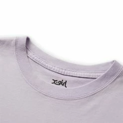 X-Girl STARS AND MILLS LOGO S/S GIRLS TEE -Tom wood Shop xgirlSTARSANDMILLSLOGOSSGIRLSTEELIGHTPRUPLES105223011014 3
