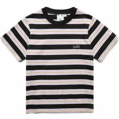 X-Girl STRIPED S/S BABY TEE