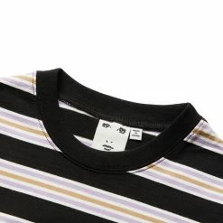 X-Girl STRIPED S/S BABY TEE -Tom wood Shop xgirlSTRIPEDSSBABYTEEBLACKS105223011018 3