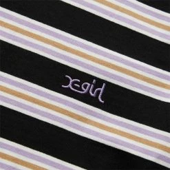 X-Girl STRIPED S/S BABY TEE -Tom wood Shop xgirlSTRIPEDSSBABYTEEBLACKS105223011018 4